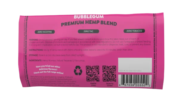 Professor Herb Premium Hemp Blend (24g) - Bubba Gum OG - Image 2